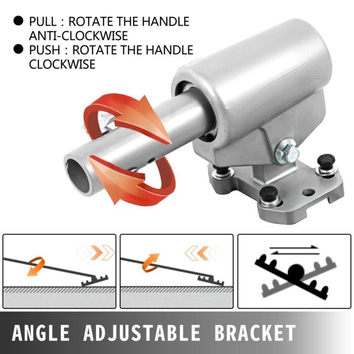 VEVOR Bull Float Magnesium Concrete Float  Round End Concrete Float Tool Cement Tool Bull Concrete Kit Bull Float With 4 Float Handle Bull Float Bracket Concrete Tools Finishing Bull Float - Image 2