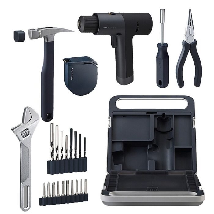 Toolbox Set Electric Screwdriver Multi-functional Vehicle Tool For Home Maintenance - Image 5