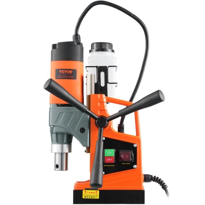 VEVOR Magnetic Drill, 1450W  Boring Diameter, 12500N 850 RPM Portable Electric Mag Drill Press, Drilling Machine For Any Surface Home Improvement Industry Railway - Image 2