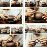 Handmade Purple Sand Pottery Tool Set - Image 3