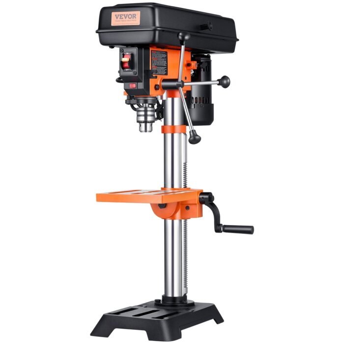 10'' 5-Speed Benchtop Drill Press Cast Iron Drill Press 3.2A 610-2800RPM - Image 5