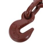 Heavy Duty Ratchet Binders, 9200lbs Working Load Breaking, G70 Hooks Adjustable Length, 4-Pack, Black Hammertone Color - Image 4