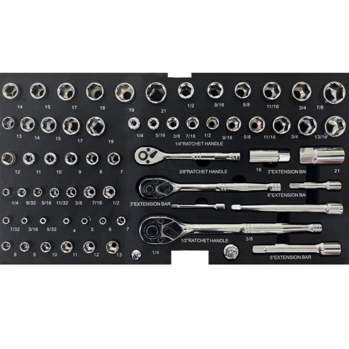 3 Drawer Tool Box With Tool Set - Image 5