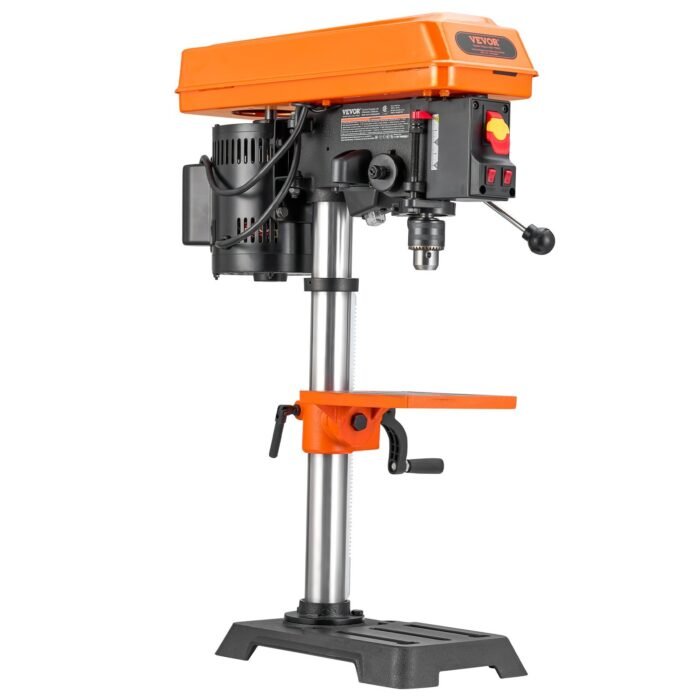 10in Benchtop Drill Press Tabletop Drilling Machine 610-2800RPM Adjustable - Image 1