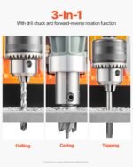 Magnetic Drill 1450W 12500N Portable Mag Drill Press 800RPM - Image 10