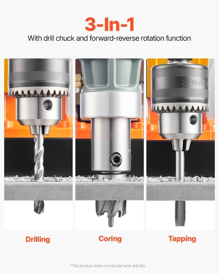 Magnetic Drill 1450W 12500N Portable Mag Drill Press 800RPM - Image 10