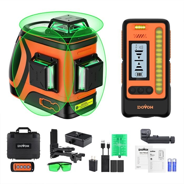 Outdoor Laser Level With Receiver- Dovoh H3-360G-KIT - Image 1