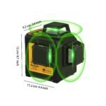 Self Leveling Laser Level Tool, 3x360 Line Lasers, 12 Lines Green Beam Leveler Tool, With Self-leveling, Manual, Pulse Mode, Lazer Level With 360 Magnetic Base And Rechargeable Battery - Image 3
