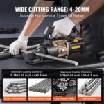 Electric Hydraulic Rebar Cutter Cutting Up - Image 10