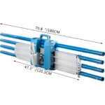 VEVOR Bull Float Magnesium Concrete Float  Round End Concrete Float Tool Cement Tool Bull Concrete Kit Bull Float With 4 Float Handle Bull Float Bracket Concrete Tools Finishing Bull Float - Image 6