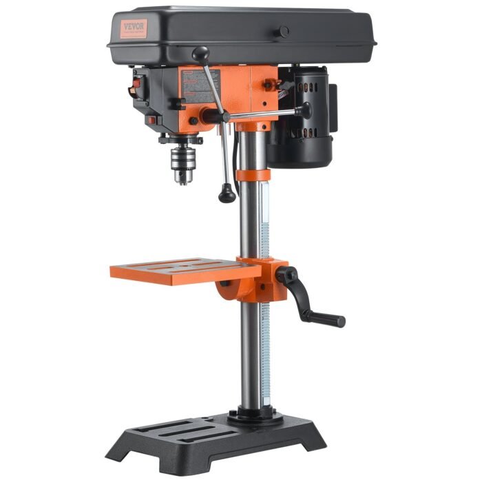 10'' 5-Speed Benchtop Drill Press Cast Iron Drill Press 3.2A 610-2800RPM - Image 6