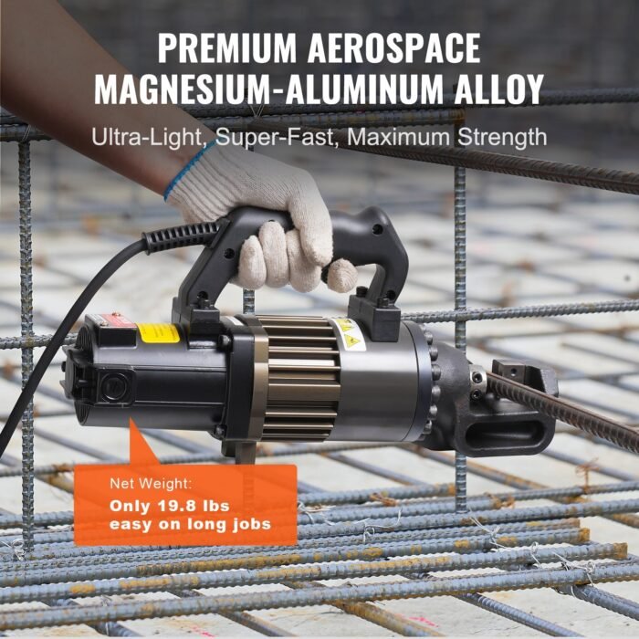 Electric Hydraulic Rebar Cutter Cutting Up - Image 9
