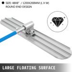 VEVOR Bull Float Magnesium Concrete Float  Round End Concrete Float Tool Cement Tool Bull Concrete Kit Bull Float With 4 Float Handle Bull Float Bracket Concrete Tools Finishing Bull Float - Image 4