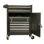 Five-Drawer Rolling Tool Chest With Wheels, Detachable Cabinet Storage Tool Box With Drawers, Metal Tool Cart With Toolbox For Garage Workshop Warehouse - Image 4