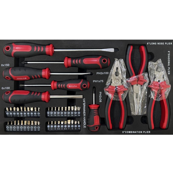 3 Drawer Tool Box With Tool Set - Image 7