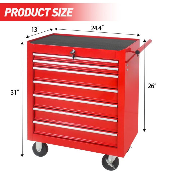 7 Drawers Tool Cabinet - Image 2