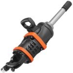 VEVOR 1 Inch Air Impact Wrench, Up To 5175 Ft-lbs Beast Reverse Torque Output Pneumatic Impact Gun   8 Inch Extended Anvil For Repairs And Maintenance Of Heavy Duty Machinery  Semi-Truck  Bus - Image 4