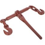 Heavy Duty Ratchet Binders, 9200lbs Working Load Breaking, G70 Hooks Adjustable Length, 4-Pack, Black Hammertone Color - Image 5