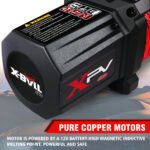 X-BULL Winch - 10000 Lbs BJ Load Capacity Electric Winch Kit - 12V Synthetic Rope Winch, Waterproof IP67 Electric Winch With Rope Fairlead With Wireless Handheld Remote Control And Wired Control Recov - Image 6