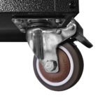 Metal Garage Storage Cabinet With Wheels - Heavy-Duty Tool Storage Cabinet For Home, Office, School, And Garage Organization, Black Gray - Image 4